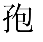 Иероглиф 孢
