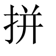 Иероглиф 拼