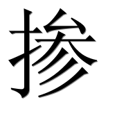 Иероглиф 掺
