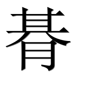 Иероглиф 朞