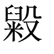 Иероглиф 毇