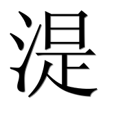 Иероглиф 湜