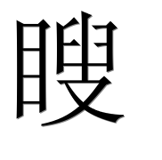 Иероглиф 瞍