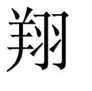 Иероглиф 翔