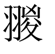 Иероглиф 翪