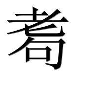Иероглиф 耈