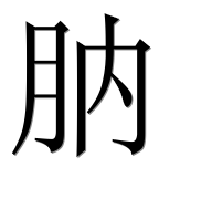 Иероглиф 肭