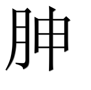 Иероглиф 胂