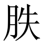 Иероглиф 胅