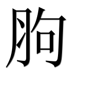 Иероглиф 胊