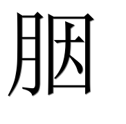 Иероглиф 胭