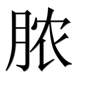 Иероглиф 脓