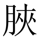 Иероглиф 脥