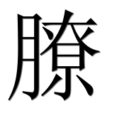 Иероглиф 膫