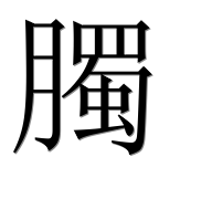 Иероглиф 臅