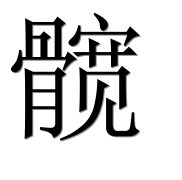 Иероглиф 髋